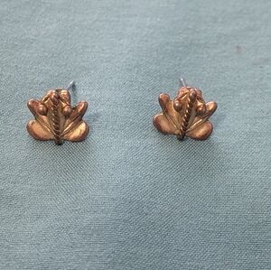 Gold Frog Stud Earrings